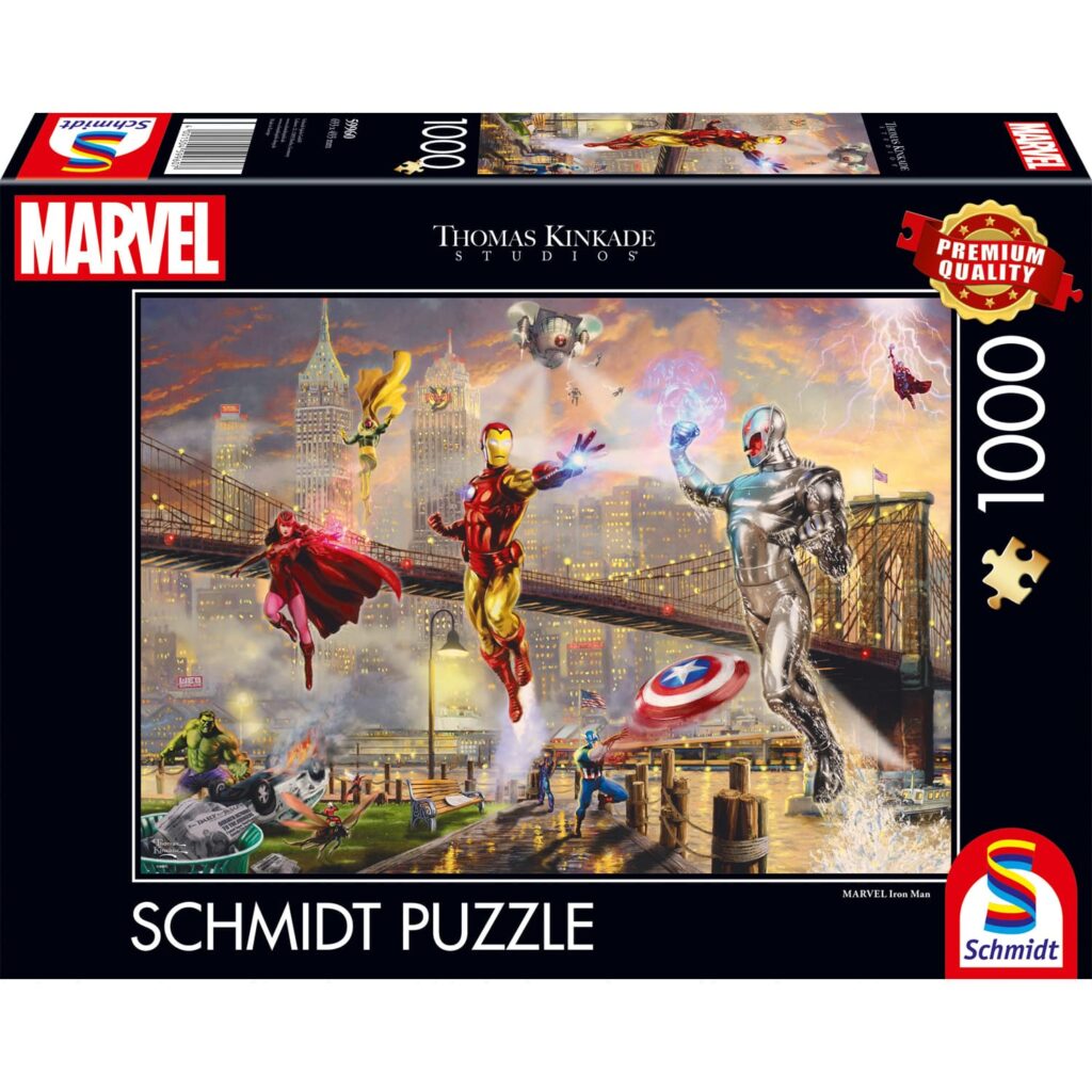 Schmidt Puslespil – Marvel: Iron Man 1000 brikker