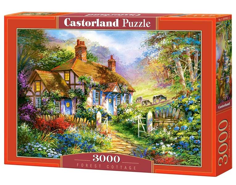 Castorland Puslespil – Hytte i Skoven 3000 Brikker