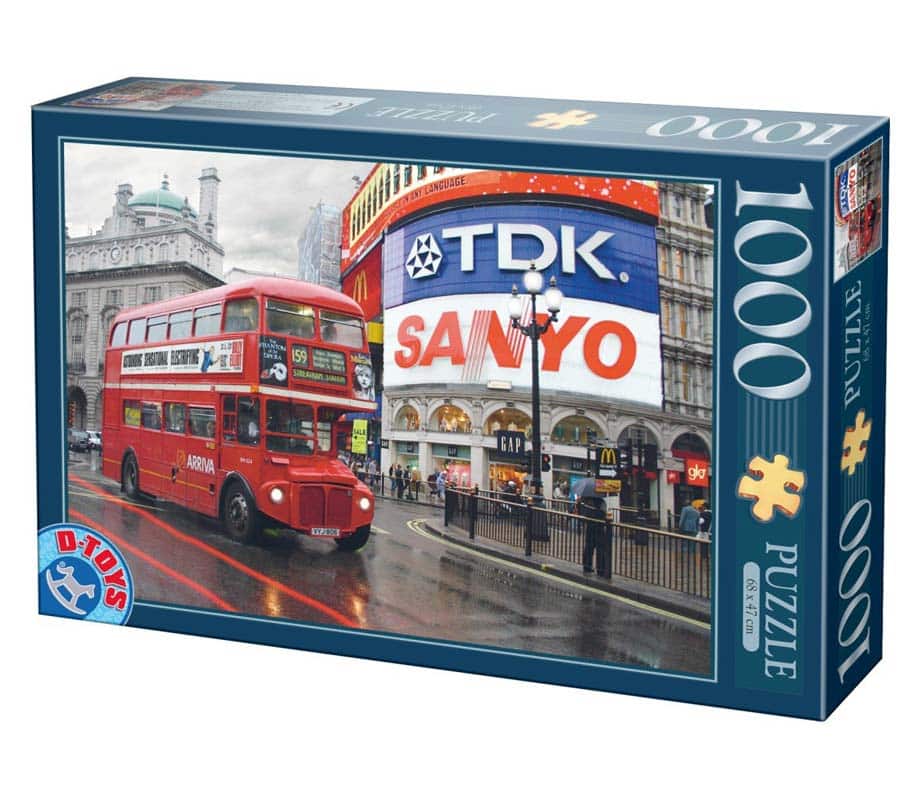 Dtoys Puslespil – Piccadilly Circus, London 1000 brikker