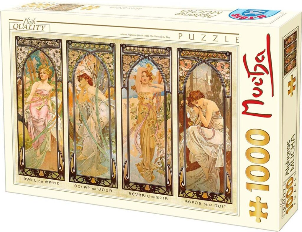 Dtoys Puslespil – Mucha: Dagens timer 1000 brikker