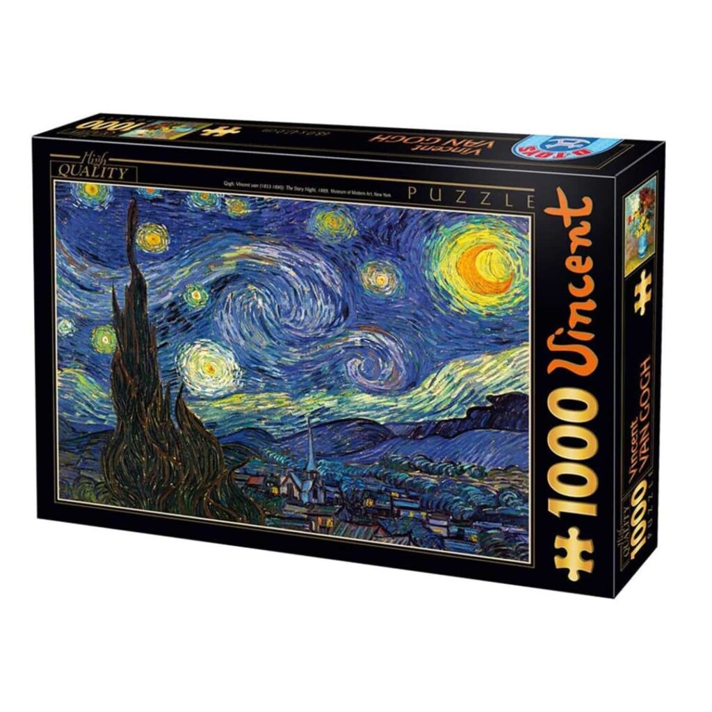 Dtoys Puslespil – Vincent van Gogh: Stjernenat 1000 brikker