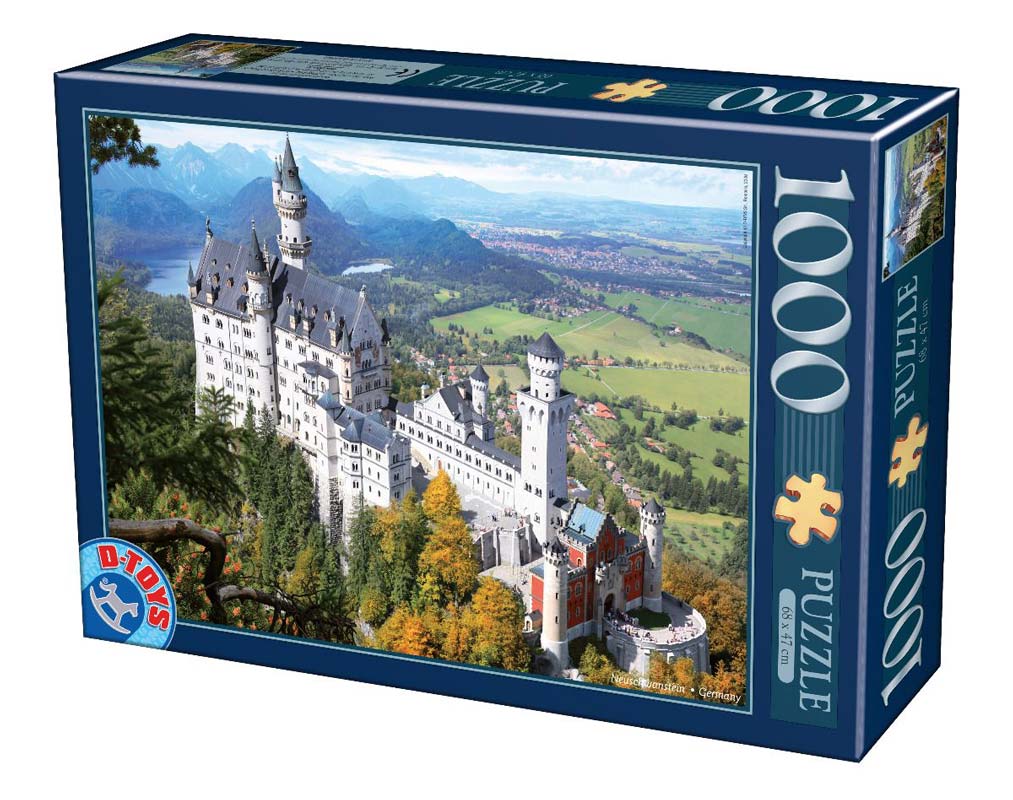 Dtoys Puslespil – Neuschwanstein Slot, Tyskland 1000 brikker