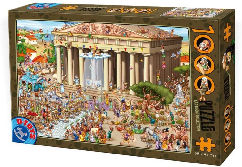 DToys Puslespil – Cartoon Collection: Akropolis 1000 brikker