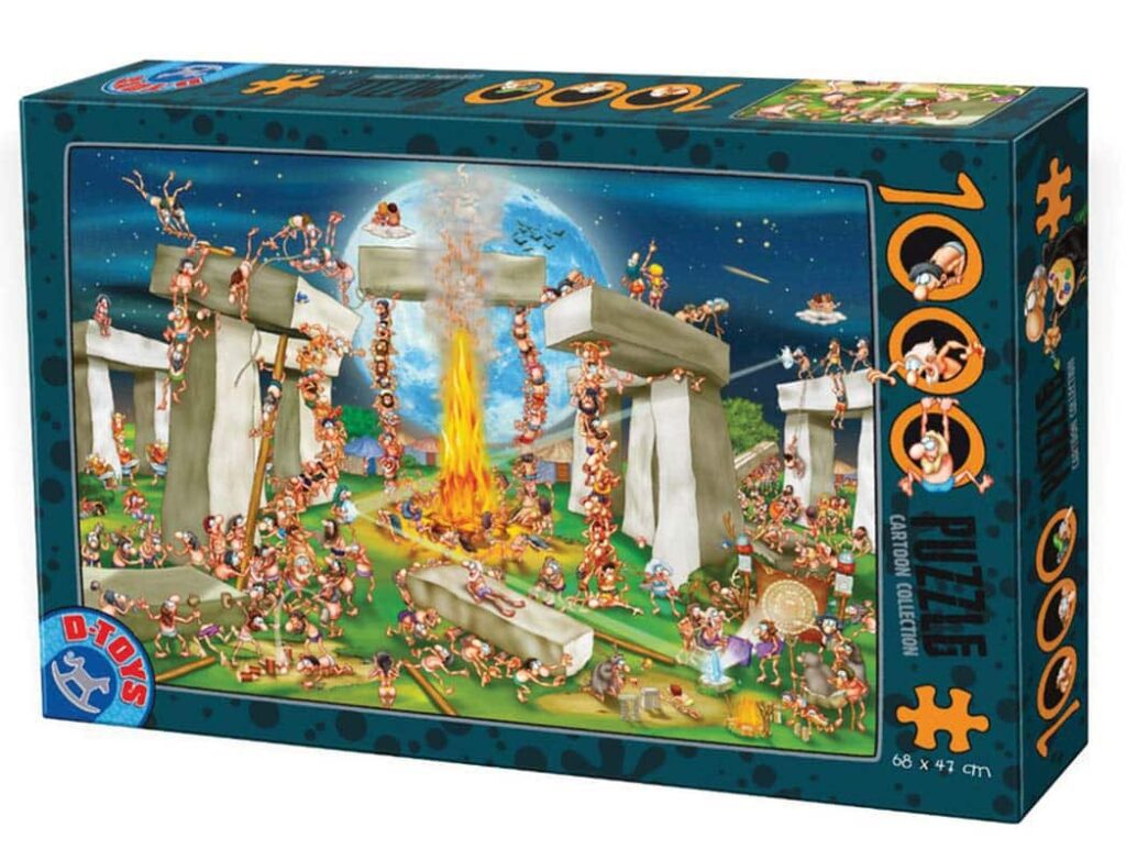 DToys Puslespil – Cartoon Collection: Stonehenge 1000 brikker