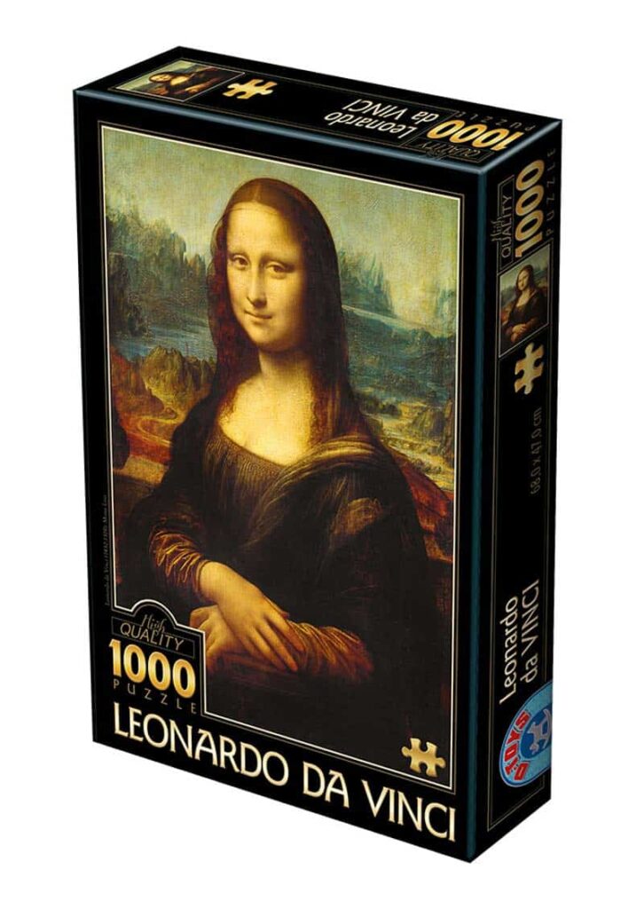 DToys Puslespil – Da Vinci: Mona Lisa 1000 brikker