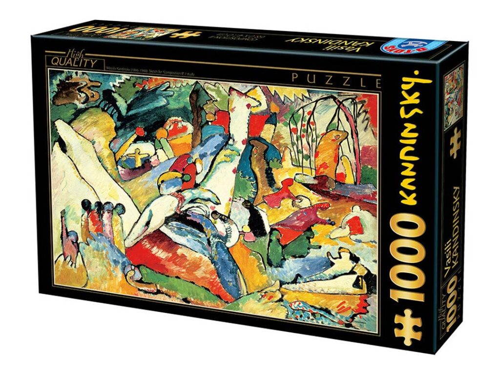 DToys Puslespil – Kandinsky: Composition II 1000 brikker