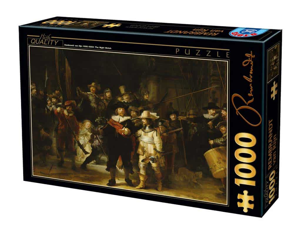 DToys Puslespil – Rembrandt: Nattevagten 1000 brikker
