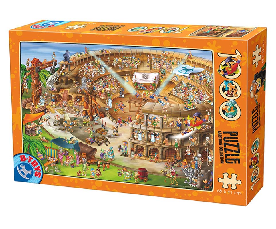 DToys Puslespil – Cartoon Collection: Colosseum 1000 brikker