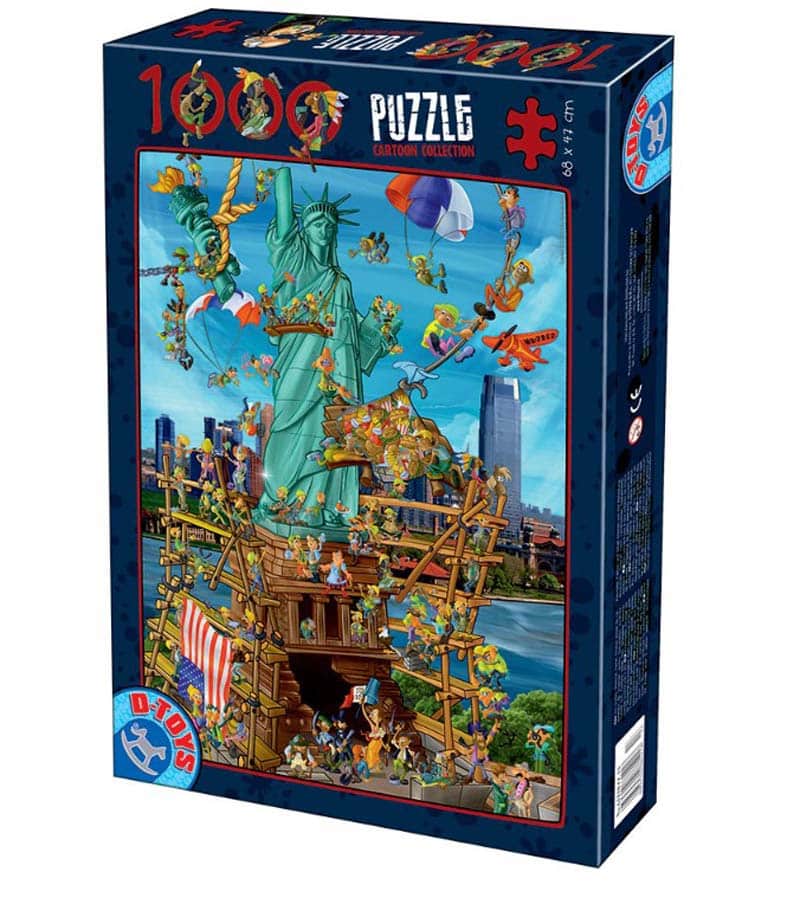 DToys Puslespil – Cartoon Collection: New York 1000 brikker