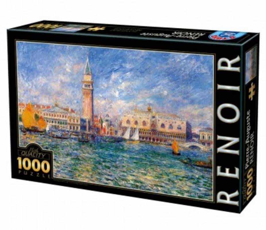 DToys Puslespil – Renoir: Dogepaladset i Venedig 1000 brikker