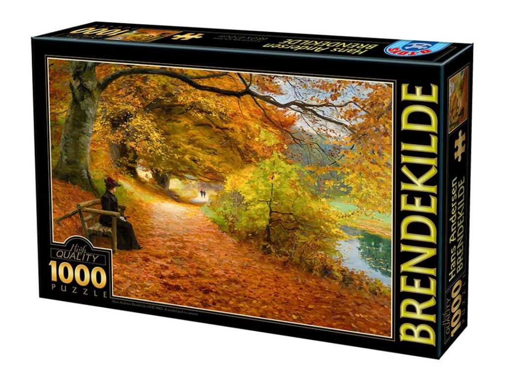 DToys Puslespil – Brendekilde: Efterårssti 1000 brikker