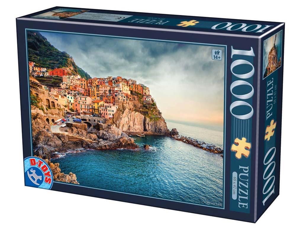 DToys Puslespil – Manarola, Cinque Terre 1000 brikker