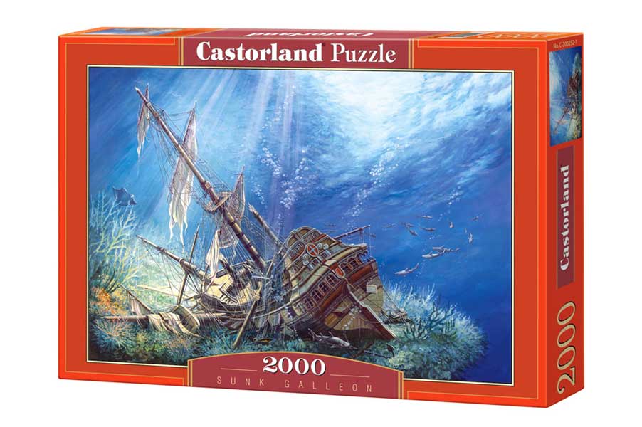 Castorland Puslespil – Sunket Galleon 2000 Brikker