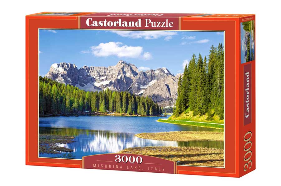 Castorland Puslespil – Misurina Sø, Italien 3000 Brikker