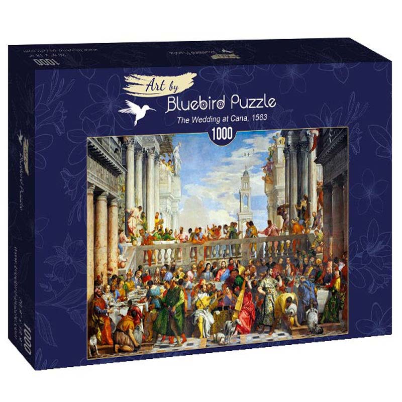 Bluebird Art Puslespil – P.Veronese: Brylluppet i Kana 1000 brikker
