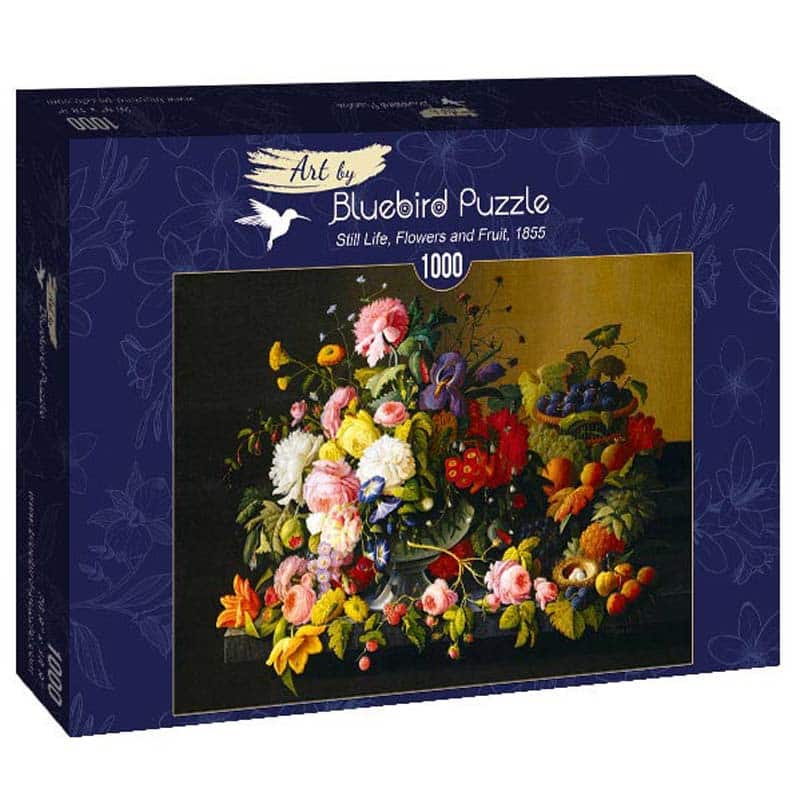 Bluebird Art Puslespil – S.Roesen: Blomster & Frugter 1000 brikker