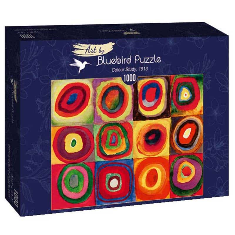 Bluebird Art Puslespil – V.Kandinsky: Colour Study 1000 brikker