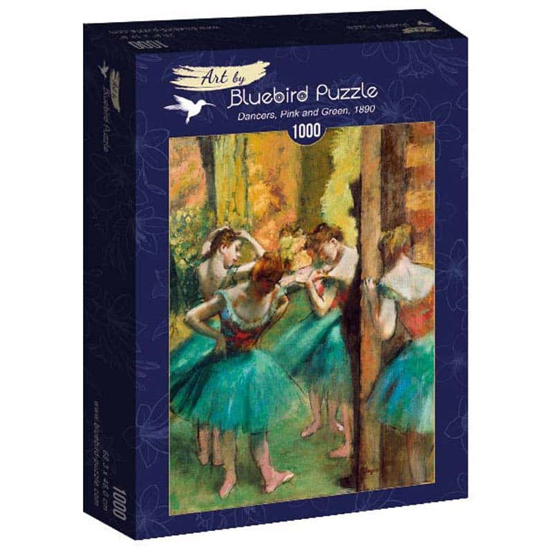 Bluebird Art Puslespil – E.Degas: Dansere, rosa og grøn 1000 brikker