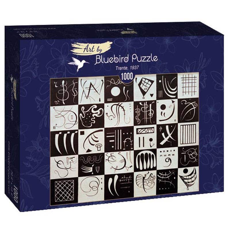Bluebird Art Puslespil – V.Kandinsky: Trettio 1000 brikker