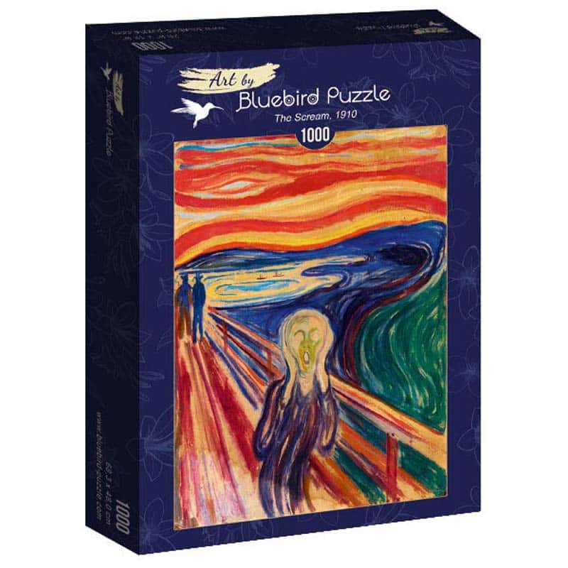 Bluebird Art Puslespil – E.Munch: Skriet 1000 brikker