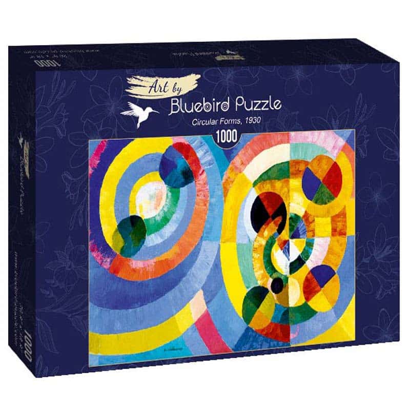 Bluebird Art Puslespil – R.Delaunay: Cirkulære former 1000 brikker