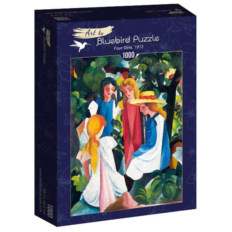 Bluebird Art Puslespil – A.Macke: Fire piger 1000 brikker