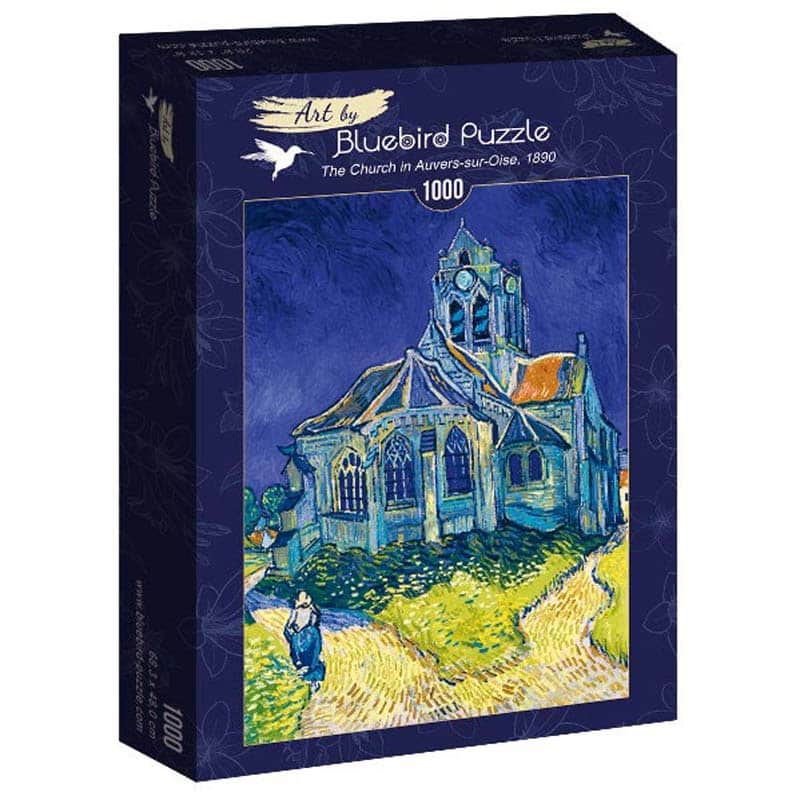 Bluebird Art Puslespil – Van Gogh: Kirken i Auvers 1000 brikker