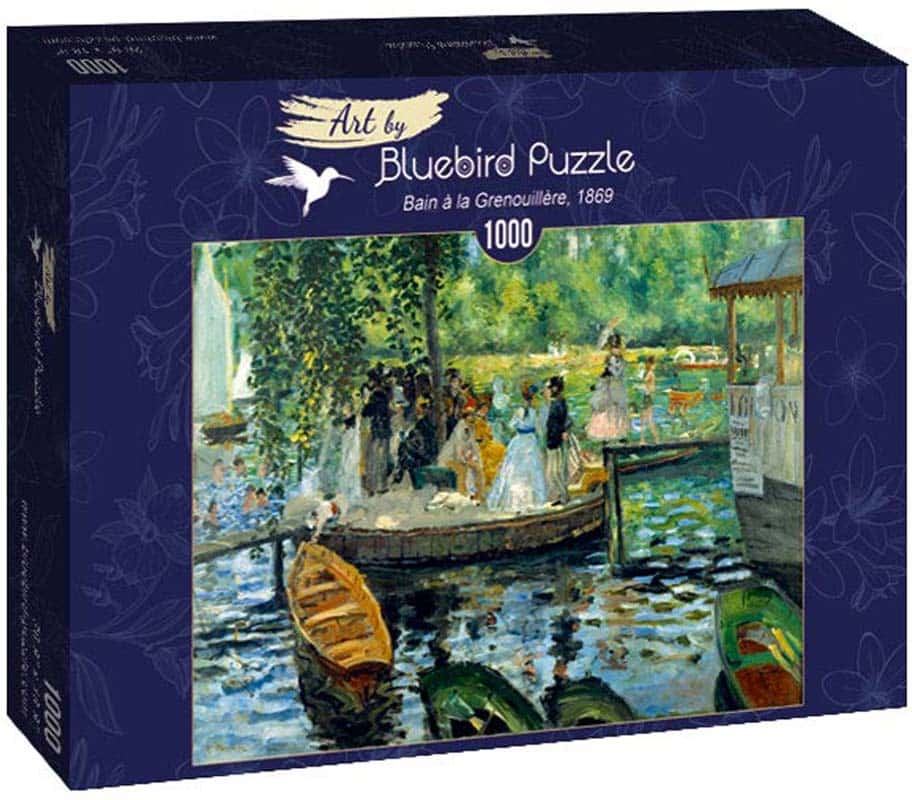 Bluebird Art Puslespil – Renoir: La Grenouillere 1869, 1000 brikker