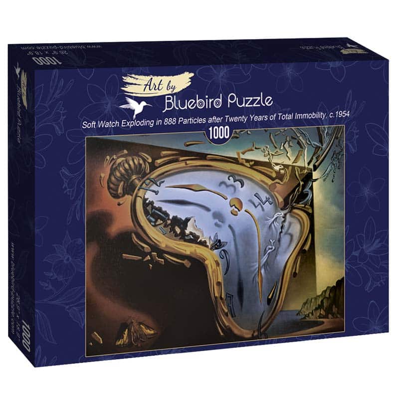 Bluebird Art Puslespil – S.Dali: Smeltende Ur 1000 brikker