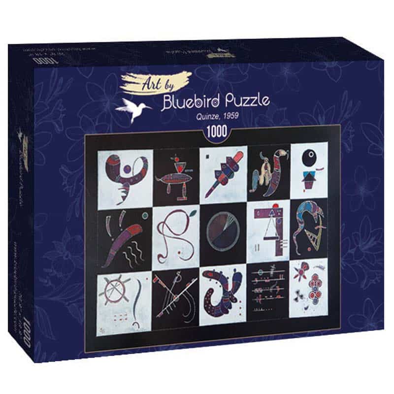 Bluebird Art Puslespil – V.Kandinsky: Femten 1000 brikker