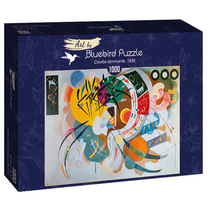Bluebird Art Puslespil – V.Kandinsky: Dominant Kurve 1000 brikker