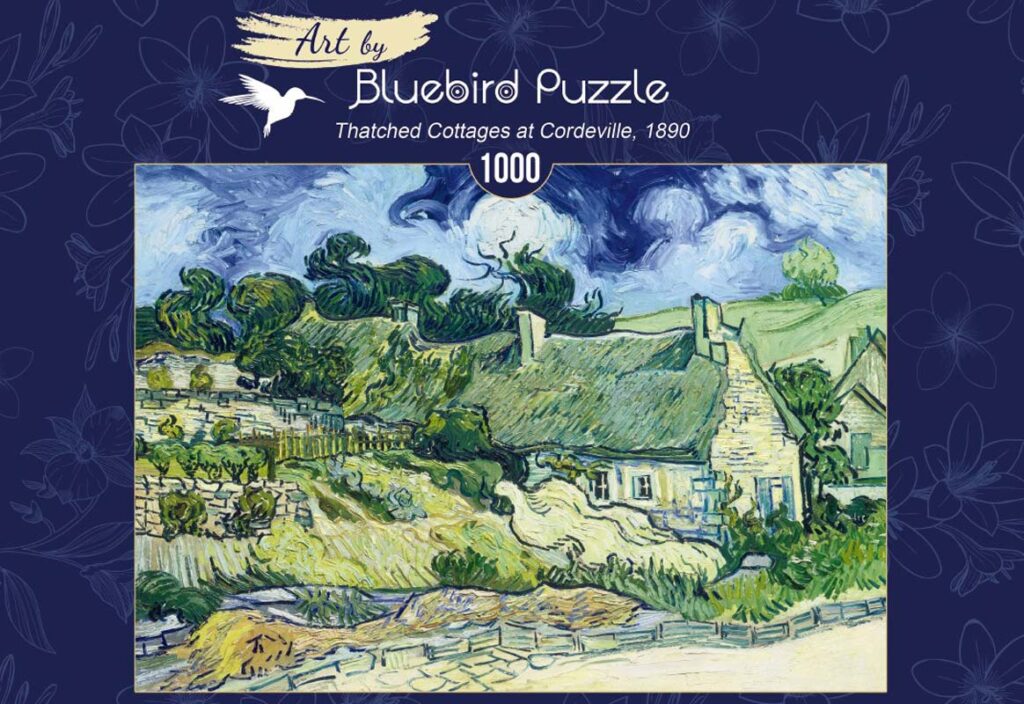 Bluebird Art Puslespil – Van Gogh: Halmtækte huse i Cordeville 1000 brikker