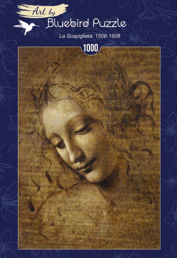 Bluebird Art Puslespil – Da Vinci: Kvindehoved 1000 brikker