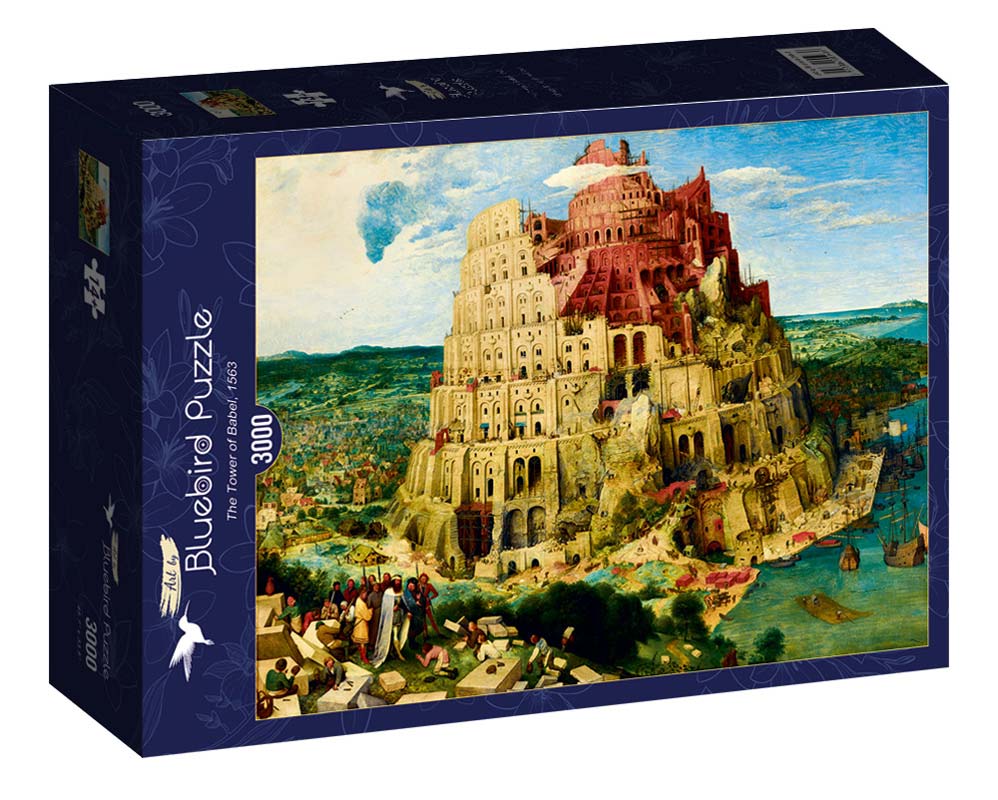 Bluebird Art Puslespil – P.Brueghel: Babelstårnet 3000 brikker