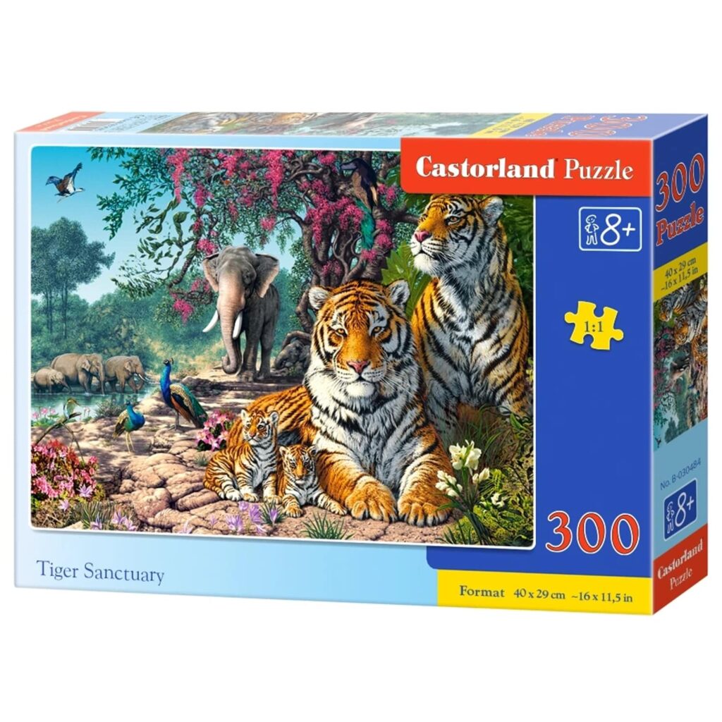 Castorland Puslespil – Tigerns fristed 300 Brikker