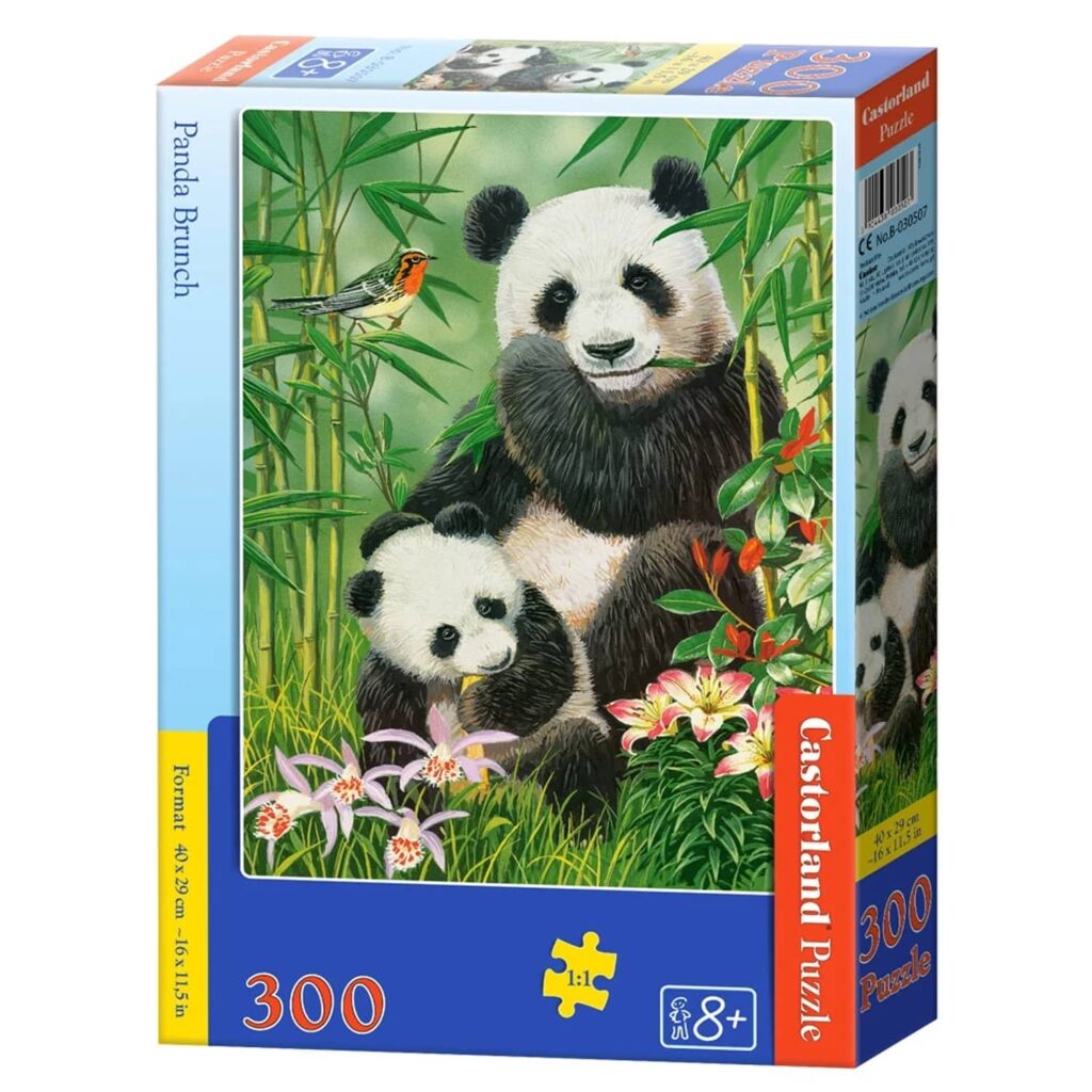 Castorland Puslespil – Panda Brunch 300 Brikker