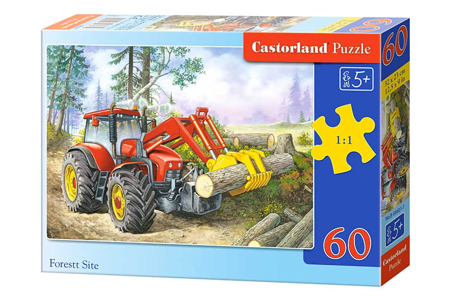 Castorland Puslespil – I skoven 60 Brikker