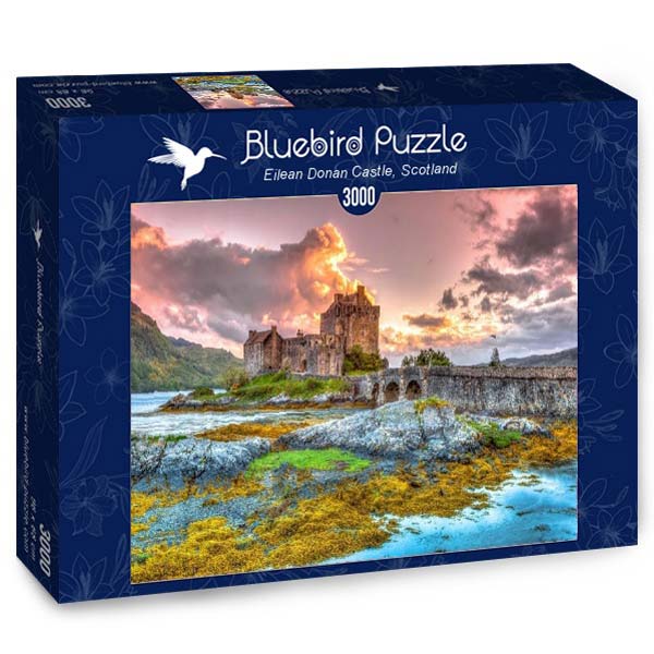 Bluebird Puslespil – Eilean Donan Slot, Skotland 3000 brikker