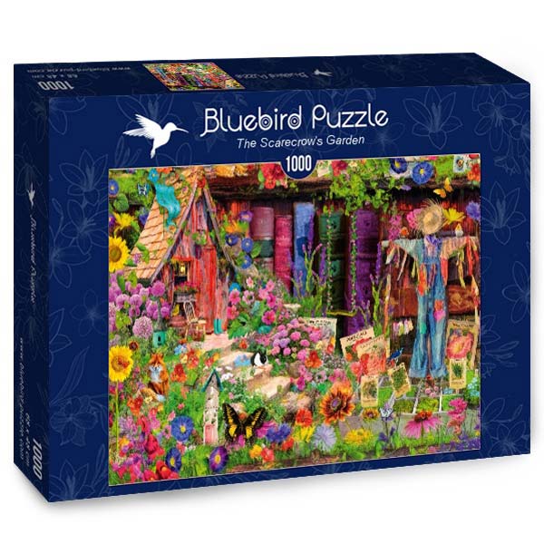 Bluebird Puslespil – Fugleskræmmens Have 1000 brikker