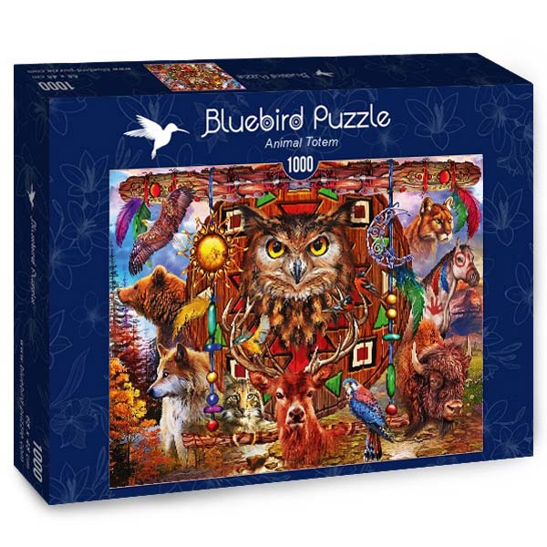 Bluebird Puslespil – Dyre Totem 1000 brikker