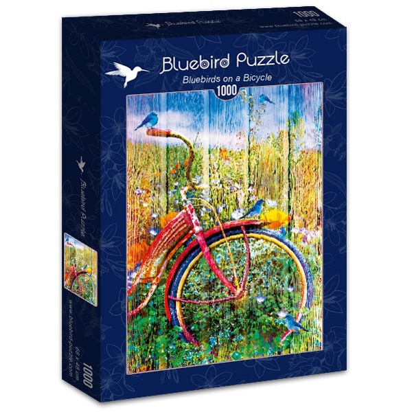 Bluebird Puslespil – Sejlere på en cykel 1000 brikker