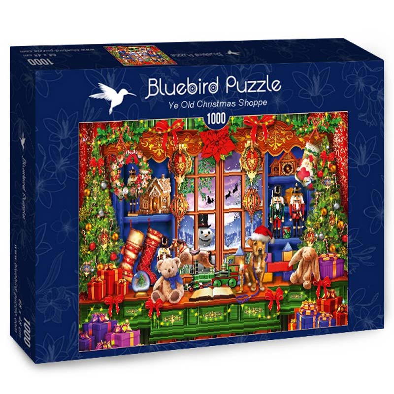Bluebird Puslespil – Den gamle Julebutik 1000 brikker
