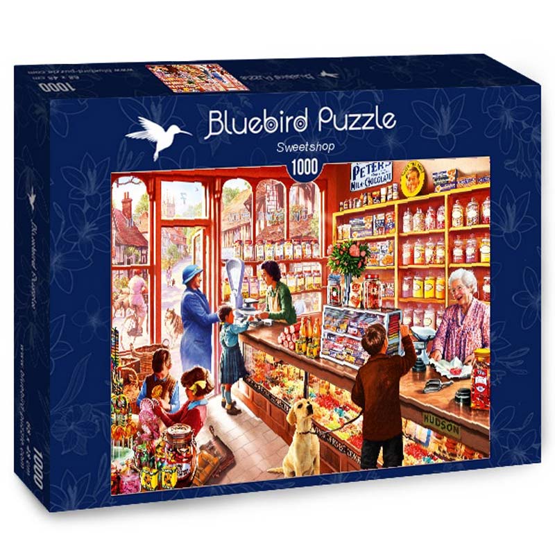 Bluebird Puslespil – Vintage Slikbutik 1000 brikker