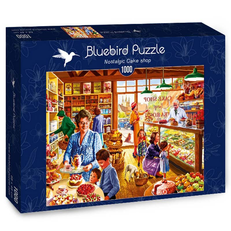 Bluebird Puslespil – Nostalgisk Konditori 1000 brikker