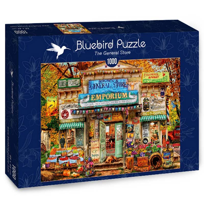 Bluebird Puslespil – Brown’s Lanthandel 1000 brikker