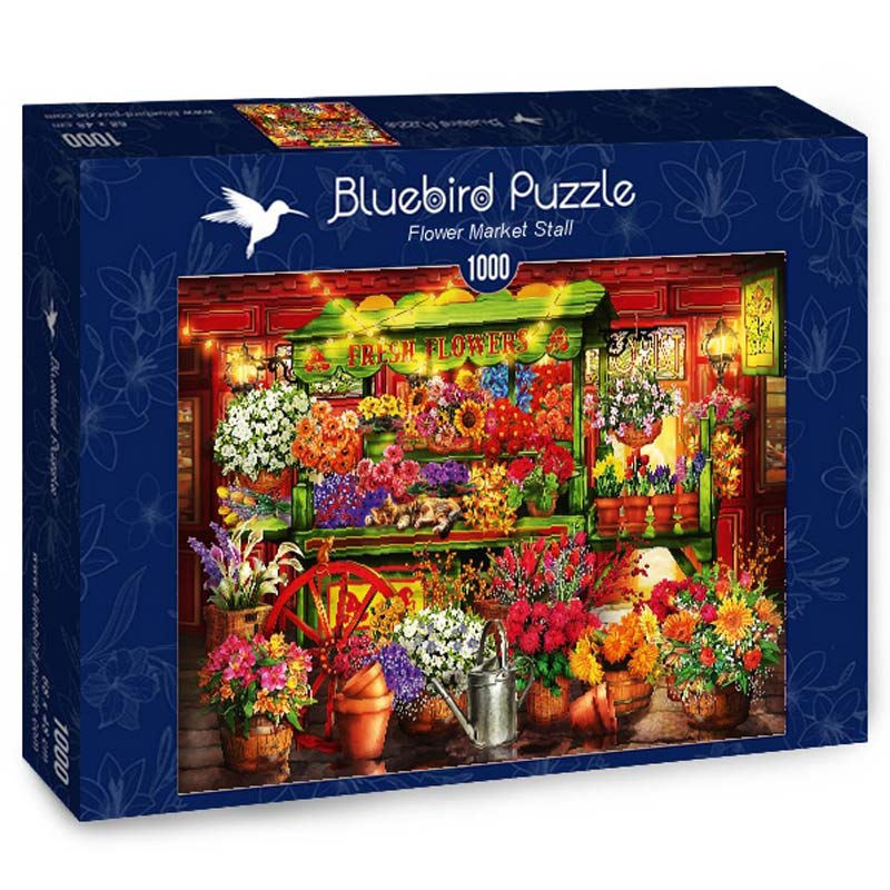 Bluebird Puslespil – Blomsterstand 1000 brikker
