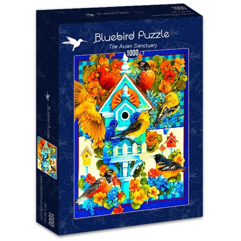 Bluebird Puslespil – Fuglenes Fristed 1000 brikker