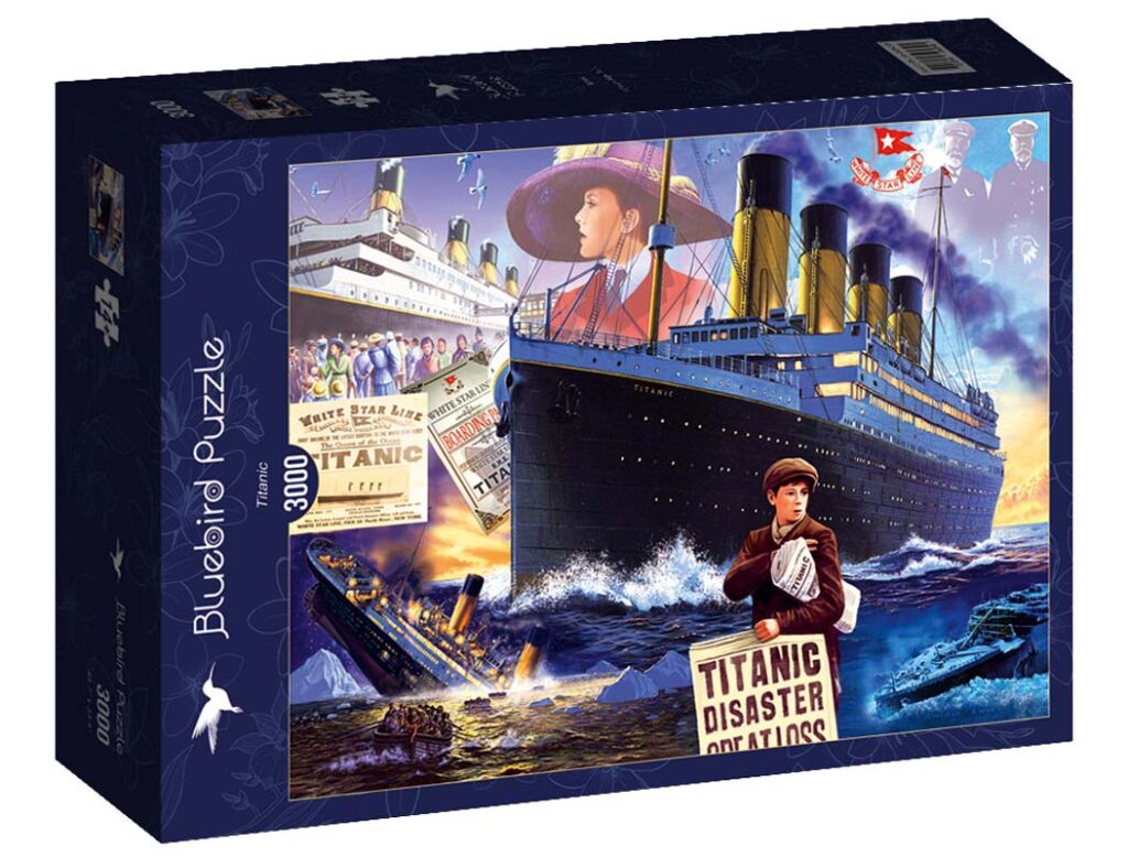 Bluebird Puslespil – S.Crisp: Titanic 3000 brikker