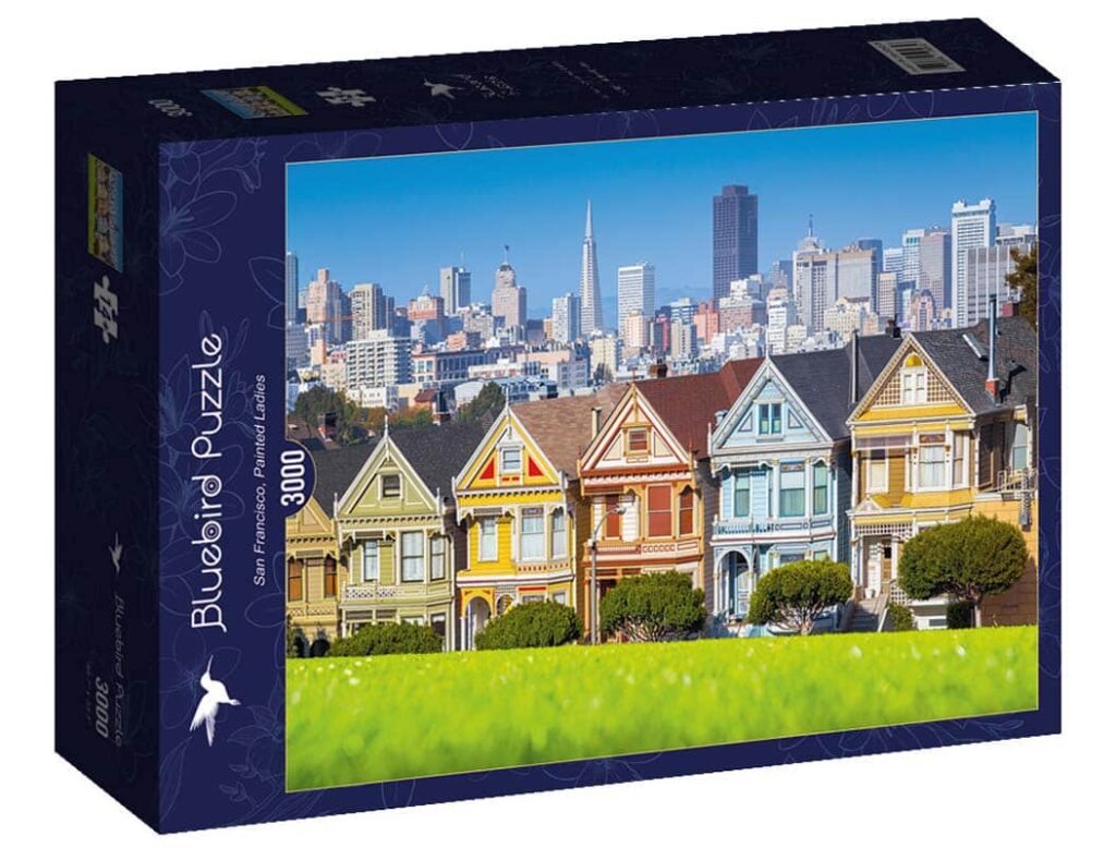 Bluebird Puslespil – San Francisco’s Painted Ladies 3000 brikker