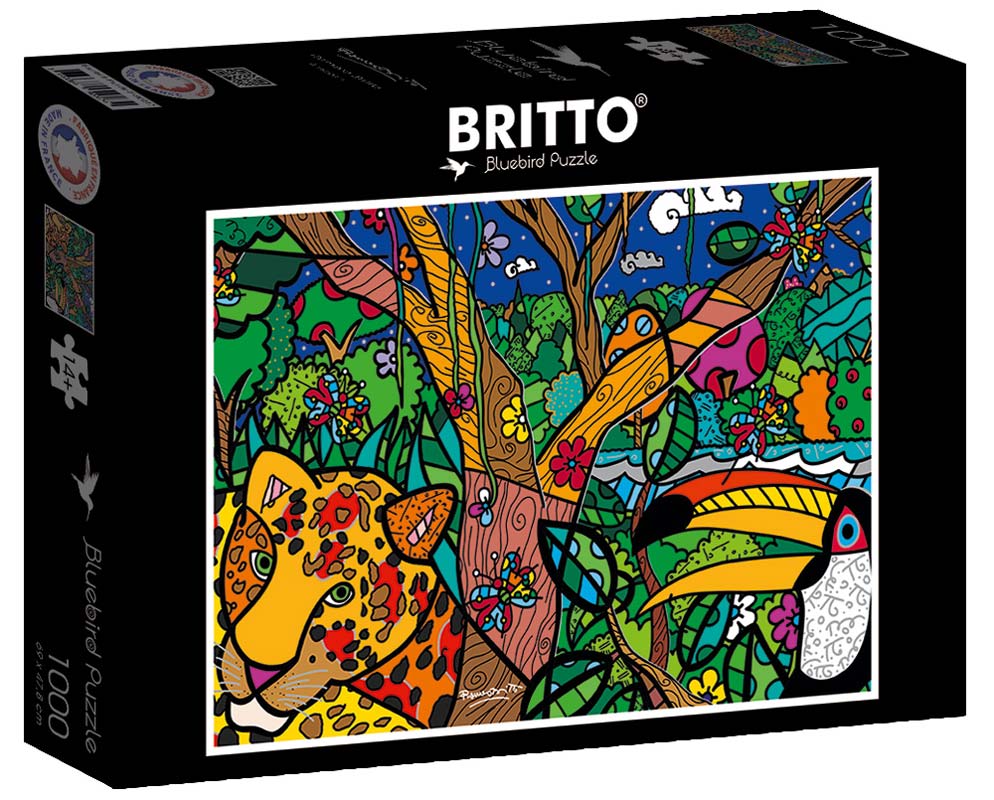 Bluebird Puslespil – R.Britto: Amazon 1000 brikker